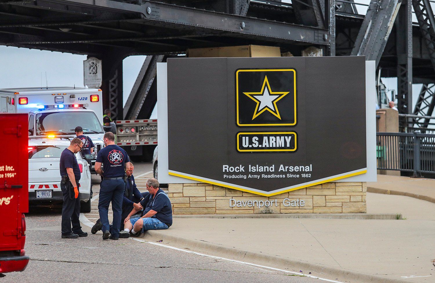 Truck-eating bridge claims a victim Monday morning
